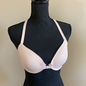 Auden - 34C Nude Racerback Front Closure Underwire Bra